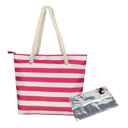 Insulated Tote Bag with Drink Dispenser