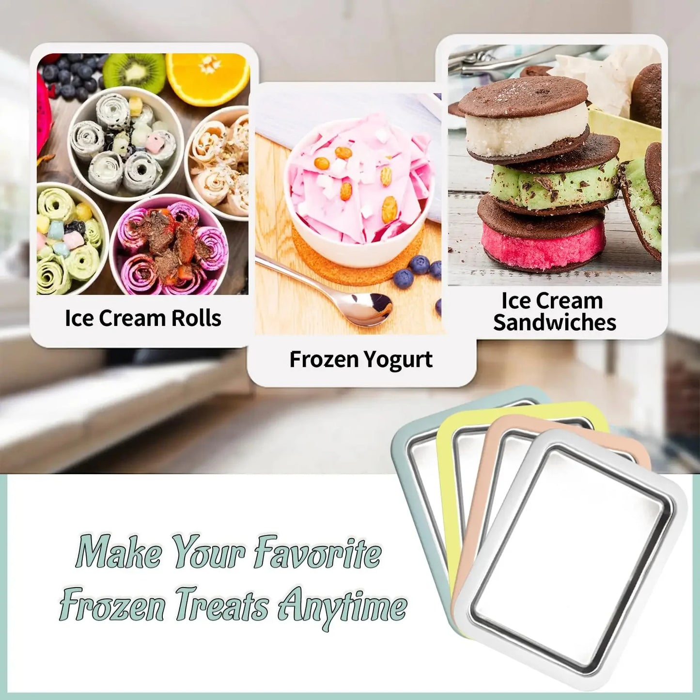 Ice Cream Maker Pan