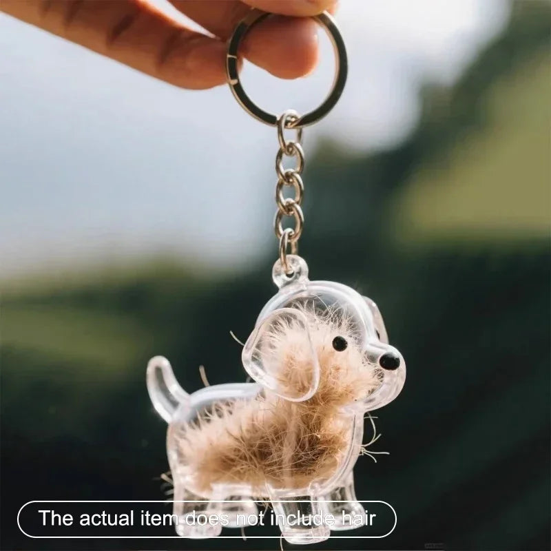 Pet Hair Keychain
