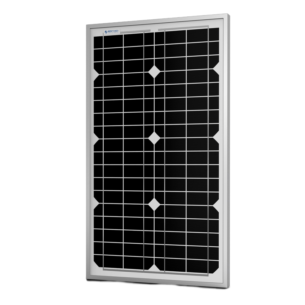 30 Watt 12 Volt Monocrystalline Solar Panel